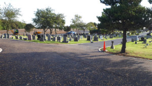 project management at horden cemetery